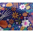 thumbnail image 4 of oneOone Viscose Chiffon Medium Blue Fabric Skull Craft Projects Decor Fabric Printed By The Yard 42 Inch Wide, 4 of 4