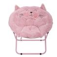 thumbnail image 1 of Mainstays Chaise Saucer pour Enfants – Chat, Rose, 1 of 9