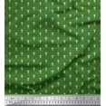 thumbnail image 1 of Soimoi Poly Georgette Fabric Dot & Floral Artistic Print Sewing Fabric Yard 42 Inch Wide, 1 of 5