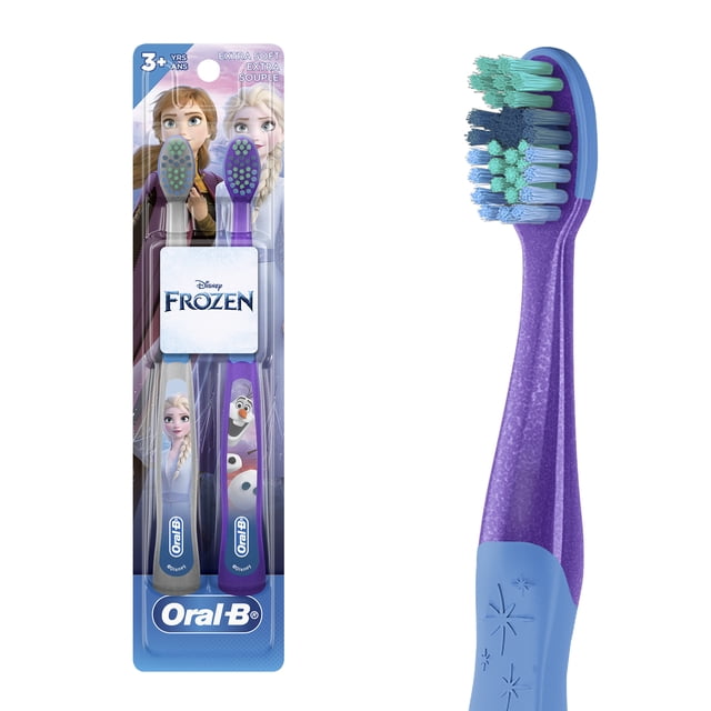 Oral-B Kid's Toothbrush featuring Disney's Frozen II, Soft Bristles, for Children and Toddlers 3+