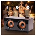 thumbnail image 5 of Desktop Wooden Wireless Bluetooth Portable Speaker HIFI Wireless Computer Bluetooth Speaker ,Easy to Install, 5 of 5