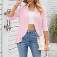 thumbnail image 4 of Birdeem Womens Fashion Casual Spring and Summer Solid Color V-Neck Short Sleeve Blouse Tops, 4 of 10