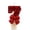 Number 7, variant on Goleeg Number 4 Birthday Candle for Cake, Red Bow Number Candles, Cake Topper Decoration for Birthday Party