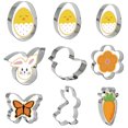 thumbnail image 1 of Boovnll Cake Pan, 9-Piece Easter Rabbit Mouldchicken Cake Mould Mould Stainless Steel Baking Utensils Mould, Kitchen Gadgets, Cake Pans, Round Cake Pans, 1 of 1