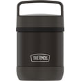 thumbnail image 1 of Bocal à Aliments Isolé Sous Vide Thermos Acier Inoxydable 10 oz Avec Poignée - Noir Mat, 1 of 3