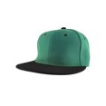 thumbnail image 1 of Top Headwear Casquette à Visière Plate Ajustable à Bouton-Pression - Vert Kelly/noir, 1 of 2