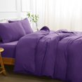 thumbnail image 2 of Duvet Cover Queen -Piece Prewashed Ultra Soft Queen Bedding Set - Features Zipper Closure and Corner Ties Includes Duvet Cover x Pillowcases No Comforter, 2 of 7