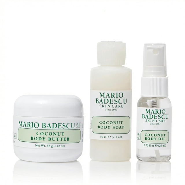 Mario Badescu Trio de Voyage Corps à la Noix de Coco