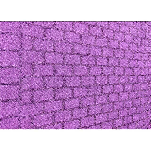 Ahgly Company Machine Washable Indoor Rectangle Transitional Heliotrope Purple Area Rugs, 2' x 5'