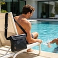 thumbnail image 4 of Sac Étanche pour Téléphone, Sac Sec pour Natation, Plongée, Rafting / Sac de Taille Compatible Écran Tactile, Bandoulière / Protection Étanche à Trois Couches Scellées / Support de Téléphone Cellulaire pour Plage et Voyage en Plein Air, 4 of 6