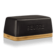 thumbnail image 1 of Bouclair Black Ceramic & Wood Butter Dish, 1 of 10