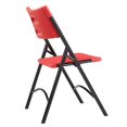 thumbnail image 4 of NPS 600 Series Chaise Pliante en Résine-Plastique de Qualité Supérieure de 32 Pouces Rouge (Ensemble de 4), 4 of 7