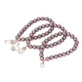 thumbnail image 4 of Pearl Bracelet, Metal Buckle Pearl Beads Strands Exquisite  For Bag For Keychain For Mobile Phone Case H35 Sand Brown, 4 of 8