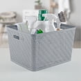 thumbnail image 4 of Sterilite 14"Lx8"H Rectangular Tall Basket for Home Organization (18 Pack), 4 of 9