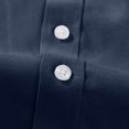 thumbnail image 4 of Admvng Work Shirts For Men Casual Cardigan Solid Color Textile Long Sleeved Shirt M-5XL, 4 of 7