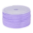 thumbnail image 1 of Unique Bargains Nylon Beading Thread Cord 3mm Extra Strong Braided Nylon String for Necklace Crafting 10M/33 Feet, Light Purple, 1 of 5