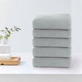 thumbnail image 1 of 5pc Velvet Towel Plain Face Towel Soft Absorbent Face Wash Ah Face Towel, 1 of 7