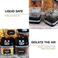 thumbnail image 4 of 7 Pieces Airtight Food Storage Container Set Kitchen Organization Containers with 8 Labels & Chalk Marker BPA Free Clear Plastic Kitchen and Pantry Organization Containers, 4 of 8