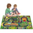 thumbnail image 1 of Oriate Kids Toy Dream Mat Racetrack Activity Playmat, Ideal Fun Carpet Racing Map for Bedroom Playroom, 47" X 31" Pretend Play Rug Safely Have Fun, Great for Playing with Car Toys 552-R, 1 of 6
