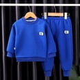 thumbnail image 2 of Pants for Girls Sweatshirt for Girls Boys And Girls Long Sleeved Round Neck Printed Sweatshirt And Pants Two-Piece Set with Elastic Waist And Long Pants Two-Piece Set, 2 of 9