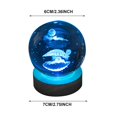 thumbnail image 2 of MesaSe 3d Glowing Crystal Ball Night Light Ornament Creative Coloful Night Scene Lamp With Base For Home Decor Gift, 2 of 10