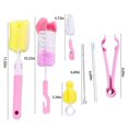 thumbnail image 3 of Estbridge cleaning supplies Bottle Brush Set  7Pcs Baby Bottle Brush Cleaner Kit With Nipple Brush & Straw Cleaner household, 3 of 6