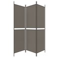 thumbnail image 3 of vidaXL 3-Panel Room Divider Anthracite 150x220 cm Fabric, 3 of 5