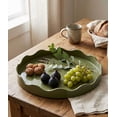 thumbnail image 4 of Anko Green Wave Edge Tray, 4 of 4