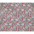 thumbnail image 4 of oneOone Cotton Flex Fabric Leaves & Floral Block Printed Fabric 1 Yard 40 Inch Wide, 4 of 4