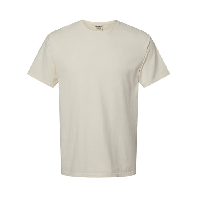 Hanes Mens Big ComfortWash Garment Dyed Short Sleeve Tee, XL, Parchment
