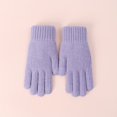 thumbnail image 2 of Knitted Gloves Winter with Fleece Thread Outdoor Windproof and Cold Warm Gloves, 2 of 3