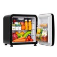 thumbnail image 2 of Costway 1.6 Cubic Feet Compact Refrigerator Reversible Door Mini Fridge Black, 2 of 10