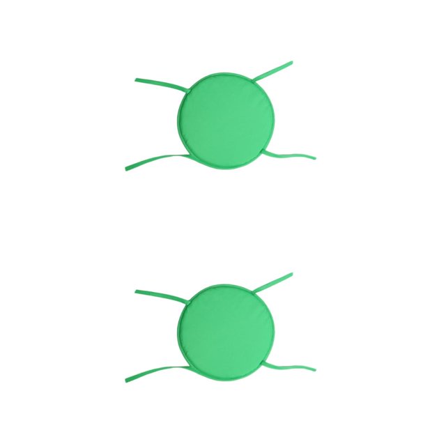 Baohd 1/2/3/5 Profitez du Confort Coussin de Siège Rond Non Décolorant Coussin de Chaise Doux et Confortable Vert 2 Pcs