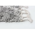 thumbnail image 2 of ECARPET Super Soft for Living Room & Bedroom Grammercy Losange Light Grey Shag, 2 of 9