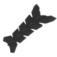 thumbnail image 3 of Motorcycle Sticker, 3D Gel Oil Gas  Pad Fish Bone Protector Decal Sticker for Motorcycle Off - Road Street Car, 3 of 8