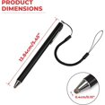 thumbnail image 2 of Stylus Pens with Tether Lanyard & Clip for Touch Screens High Sensitivity Precision Capacitive AntiLost Fibre Mesh Fiber Tip Smart Phone Tablets Samsung Galaxy Android, 2 of 7
