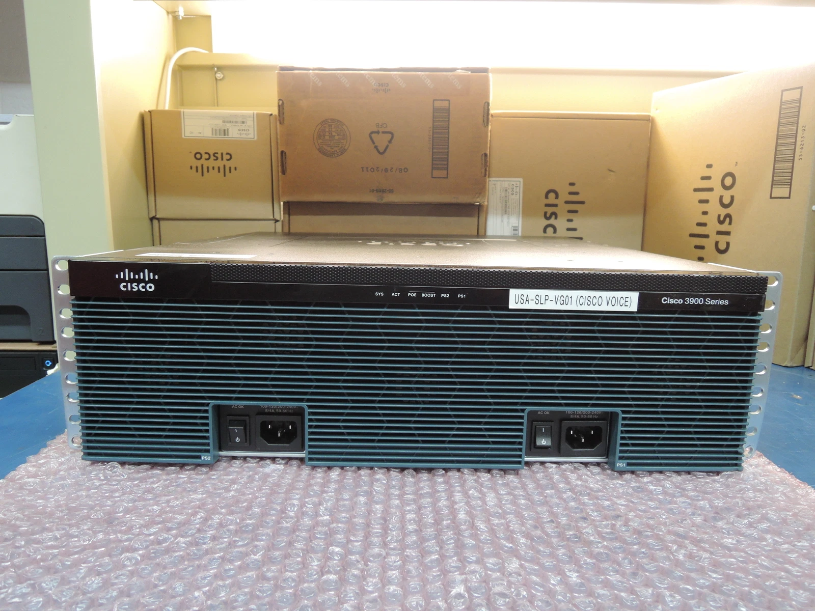 used CISCO C3925-CME-SRST/K9 Gigabit Voice CME Router