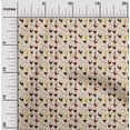 thumbnail image 2 of oneOone Rayon Peach Fabric Birds Rooster Sewing Craft Projects Fabric Prints By Yard 56 Inch Wide, 2 of 4