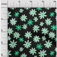 thumbnail image 2 of oneOone Polyester Spandex Light Green Fabric Abstract Retro Floral Sewing Material Print Fabric By The Yard 56 Inch Wide, 2 of 4