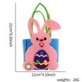 thumbnail image 2 of DIY Easter Bunny Gift Bag - Cloth Tote Basket for Candy, Eggs & Holiday Decor, 2 of 2