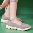 thumbnail image 3 of Orthopedic Slip on Walking Shoes for Women Spring Fall Lightweight Breathable Arch Support Platform Wedges Non Slip Work Loafers, 3 of 6