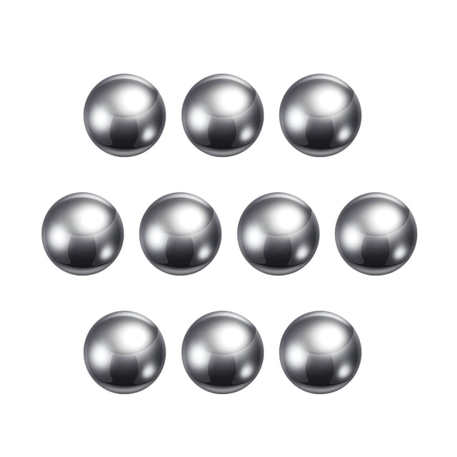Unique Bargains Billes de Roulement en Acier au Carbone 20 mm Polies avec Précision, Lot de 10