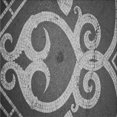 thumbnail image 1 of Ahgly Tapis d'Intérieur Lavable en Machine Carré Gris Foncé, 8 Pieds Carré, 1 of 7