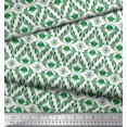 thumbnail image 2 of Soimoi Viscose Chiffon Fabric Ogee Damask Print Fabric by Yard 42 Inch Wide, 2 of 5