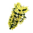 thumbnail image 4 of 4petals Artificial Flower Hanging Flowers Violet Simulation Vine Wedding Home Decoration (Yellow), 4 of 5