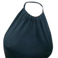 thumbnail image 3 of Summer Knitted Dress Solid Color Sleeveless Halter Neck Backless Slim Women Skirt, 3 of 8