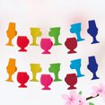 thumbnail image 4 of Marqueurs de Verre à Vin en Silicone de Couleur Assortie 16 Pcs Outils de Reconnaissance Réutilisables pour Tasses à Vin, 4 of 9