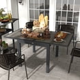 thumbnail image 2 of Outsunny Extendable Outdoor Dining Table with Aluminum Frame, for Balcony (1 Count), 2 of 10