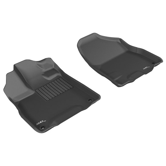 3D MAXpider Kagu Floor Mat Set for 2014-20 Acura MDX, 1st Row Set, Black