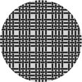 thumbnail image 1 of Ahgly Tapis d'Intérieur Lavable en Machine Carré Transitionnel Gris Minuit, 3 Pieds Carré, 1 of 7